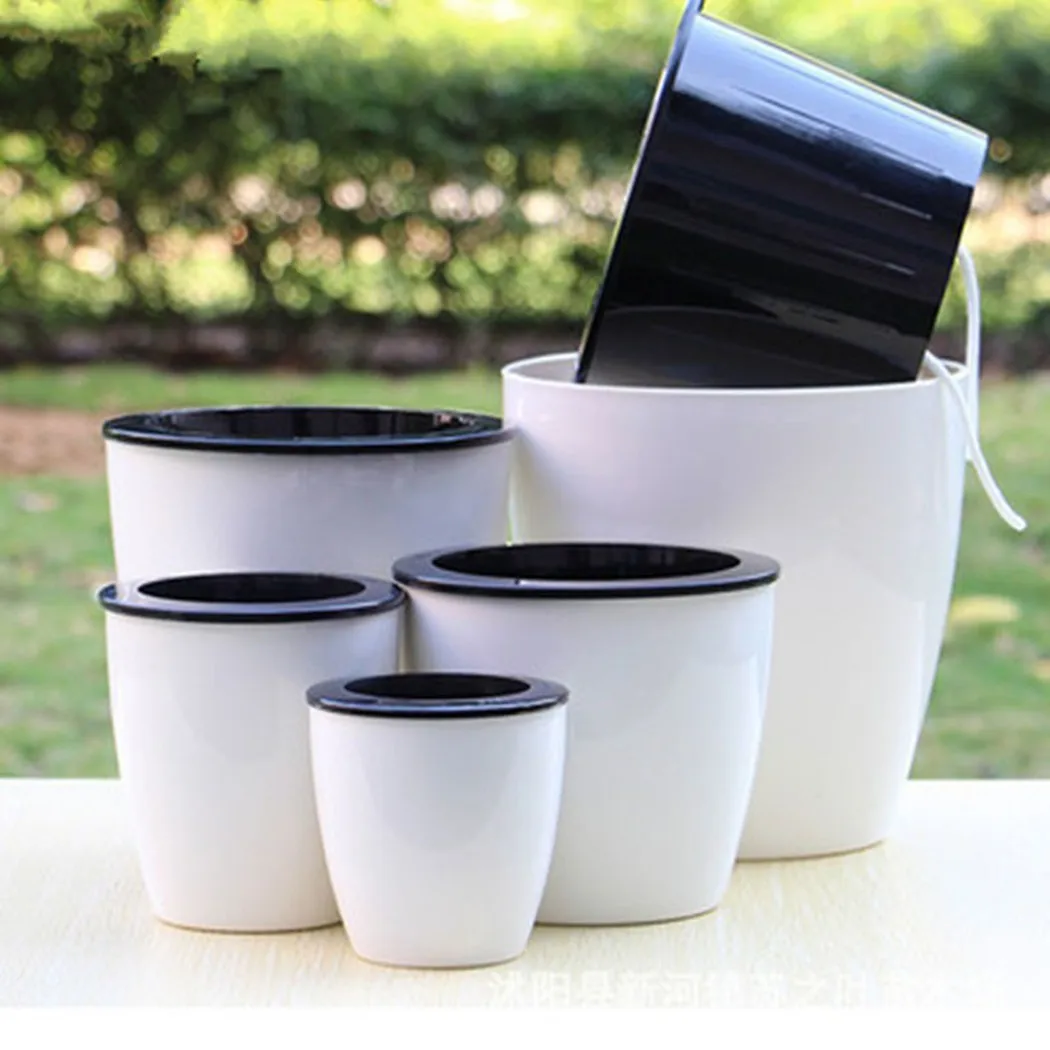 Bonsai Garden Nursery - Malas Pot Bunga Diri Penyiraman Tanaman