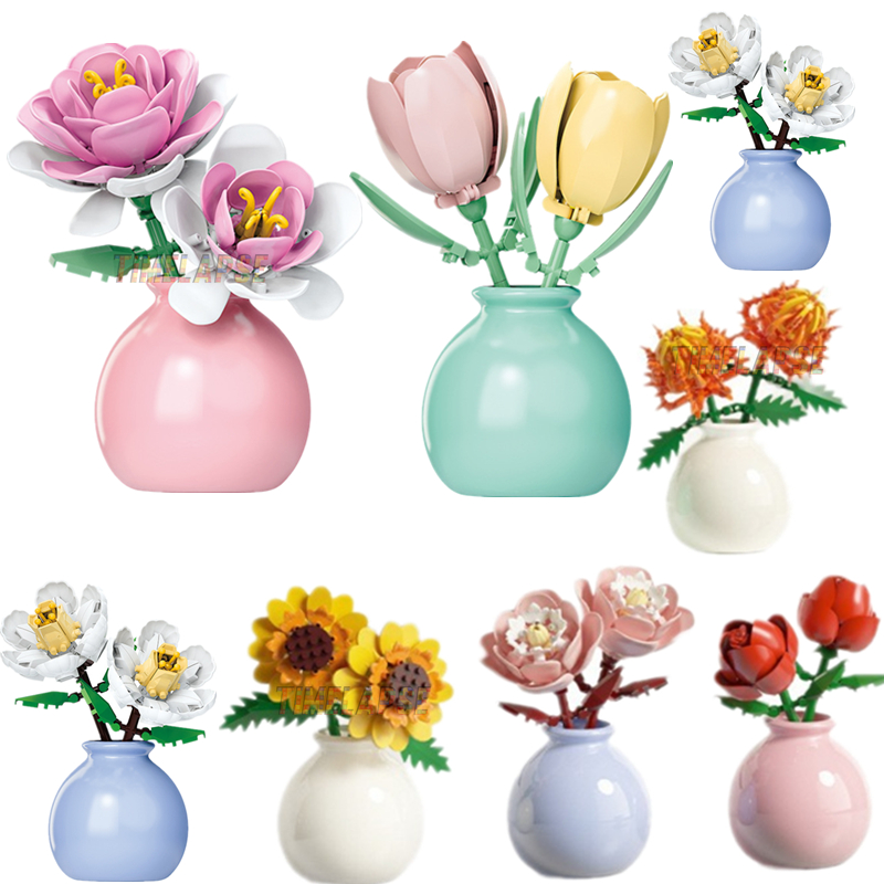 Bonsai Garden Experts - DIY MOC Buket Bunga Mawar Bunga