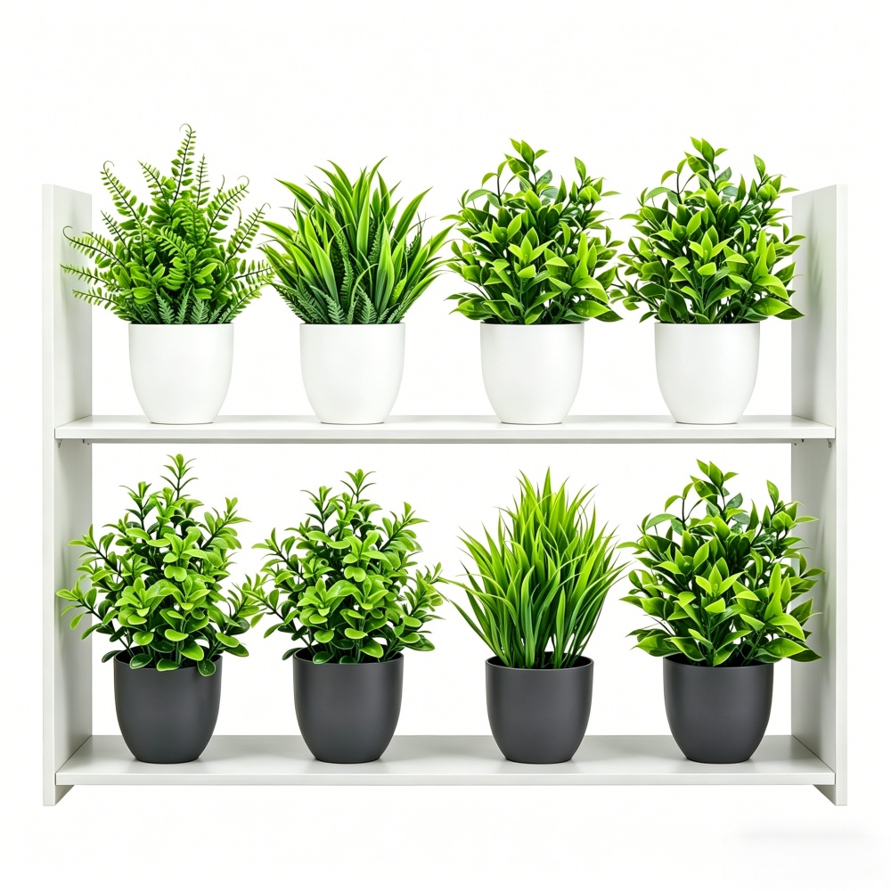 Bonsai Garden Home - 4 Buah/Set Tanaman Buatan Mini Pot