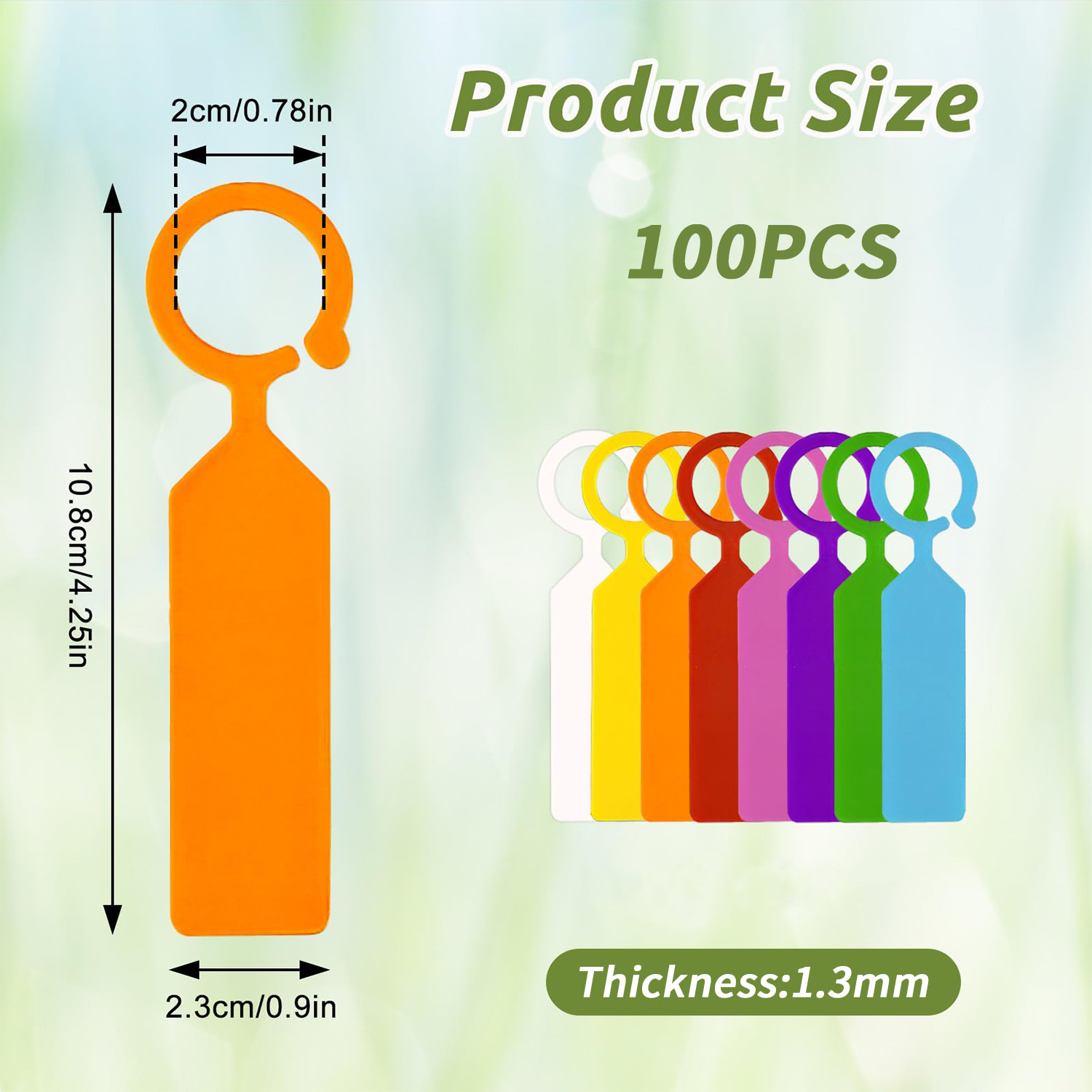 100 PCS Label Tanaman Gantung  - Bonsai Garden Nursery ulasan dan harga