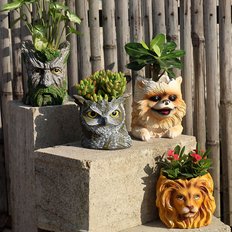 Pot Tanaman Figur Kartun Vas K - Bonsai Garden Nursery ulasan dan harga
