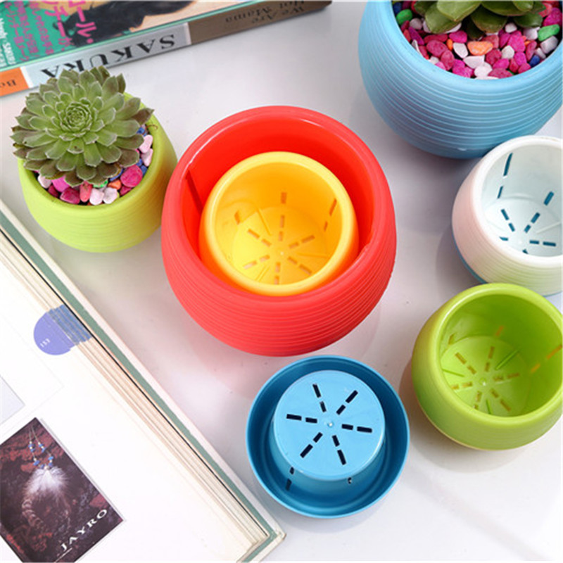 Pot Bunga Plastik Mini Berkebu - Bonsai Garden Nursery ulasan dan harga