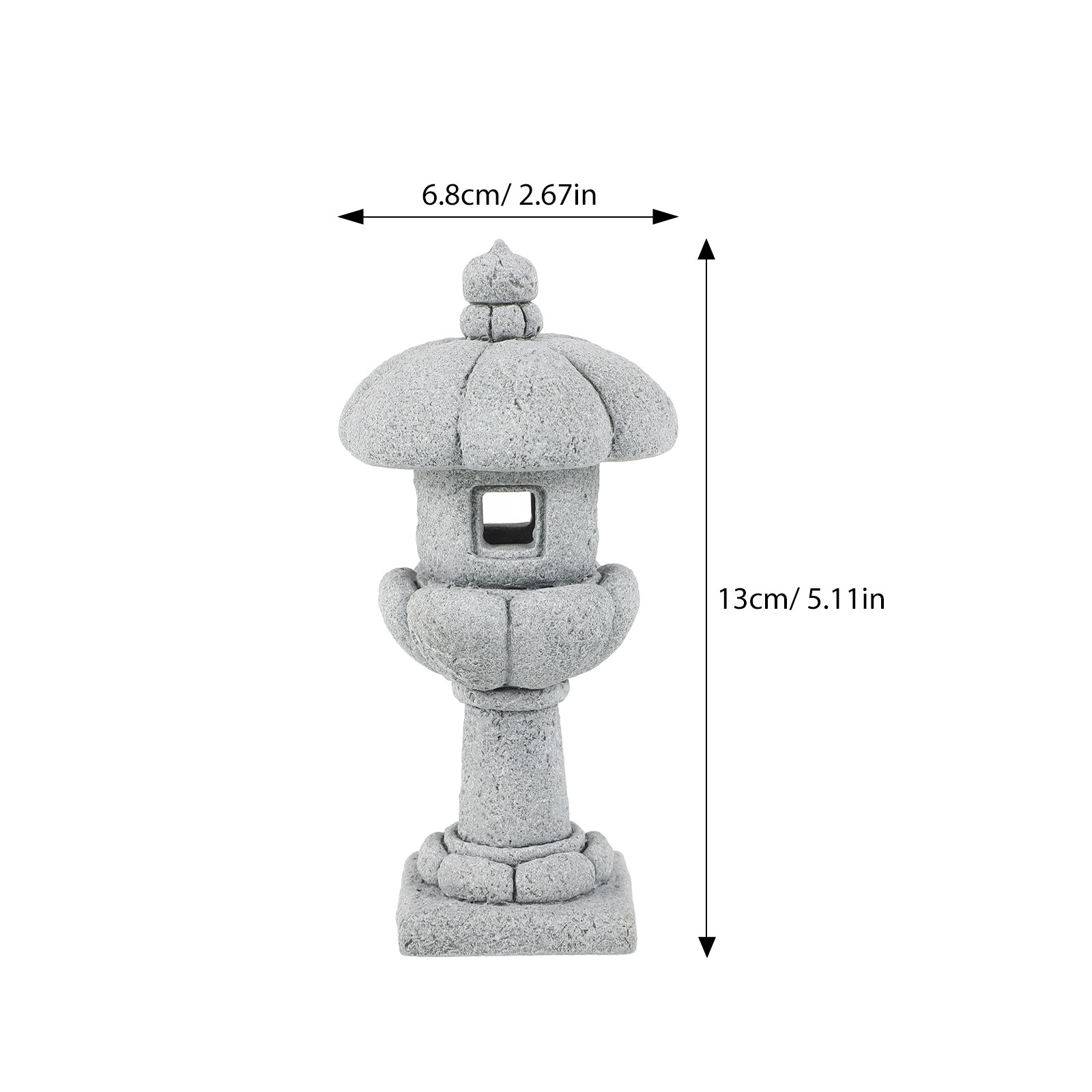 Lampu Batu Miniatur Pagoda Bat - Japanese Garden Bonsai ulasan dan harga